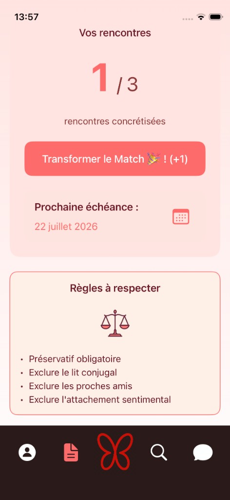 Aperçu du contrat de couple dans EASY Lib